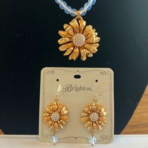 🔥NewBrightonStunningDaisy Dee Golden French largeSetOpalite Beads&FineCrystals